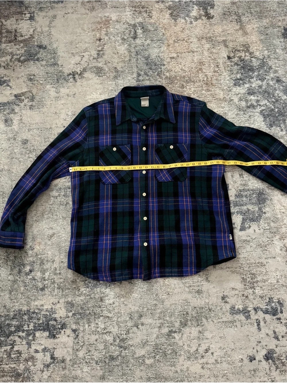 The North Face Green & Blue Plaid Button-Down Shirt